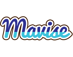 Mavise raining logo