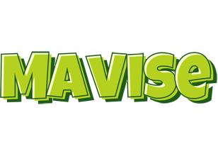 Mavise summer logo