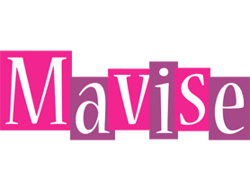 Mavise whine logo