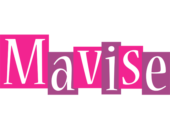 Mavise whine logo
