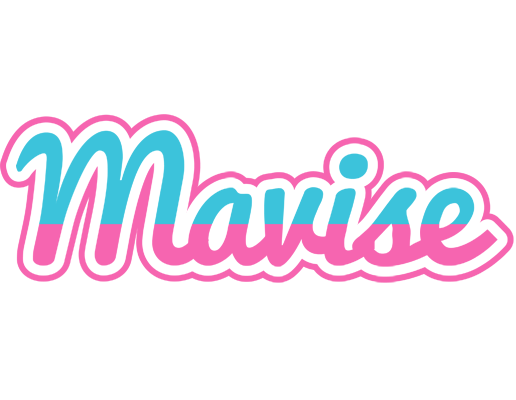 Mavise woman logo