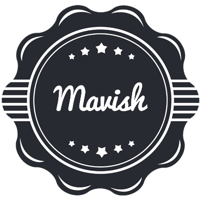 Mavish badge logo