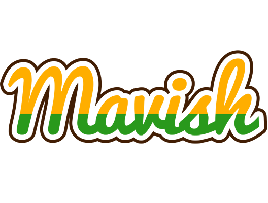 Mavish banana logo