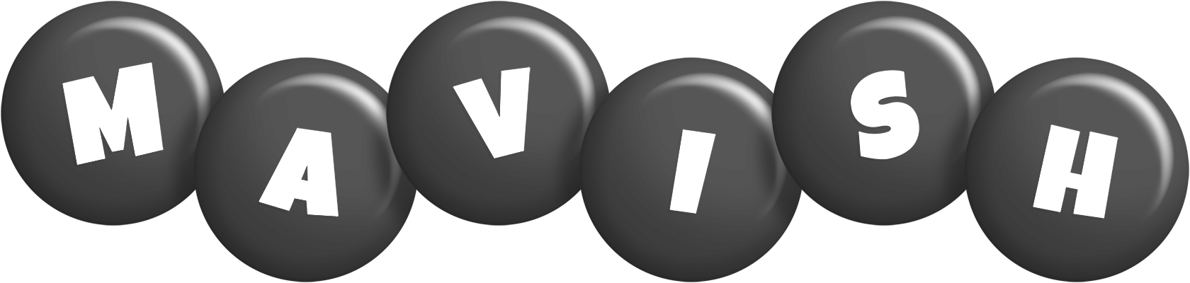 Mavish candy-black logo