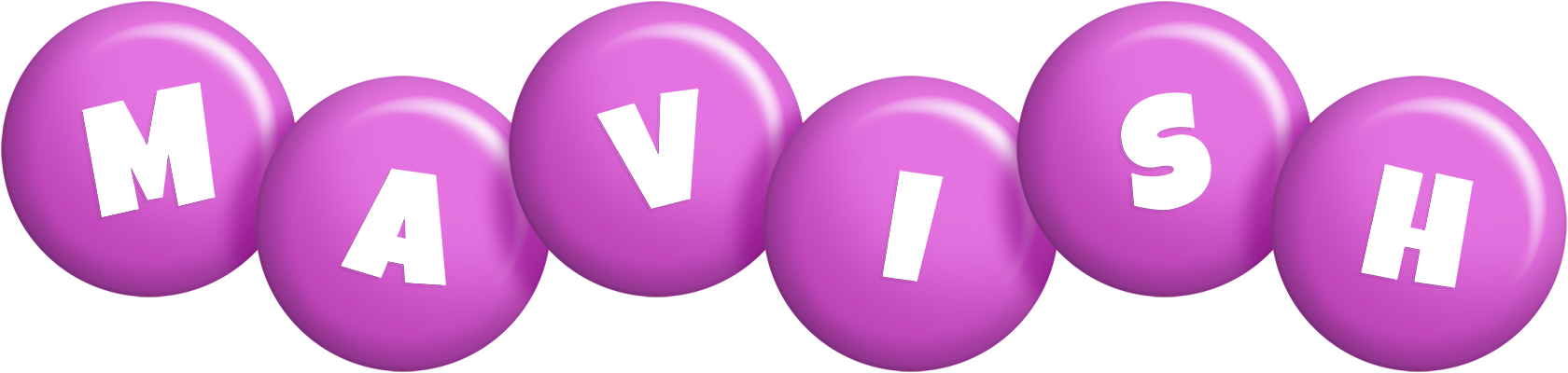 Mavish candy-purple logo