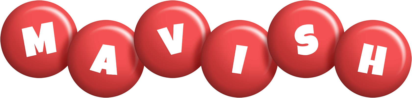 Mavish candy-red logo