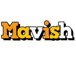 Mavish cartoon logo