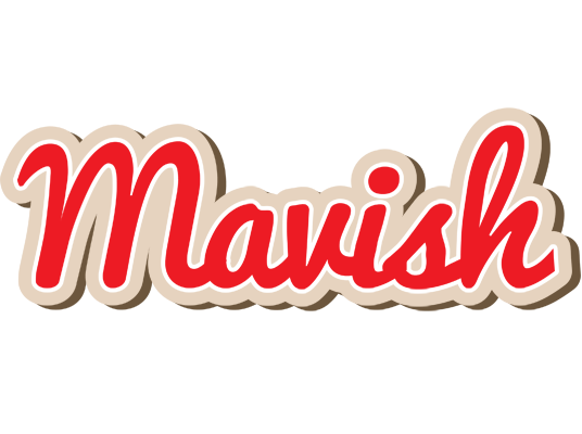 Mavish chocolate logo