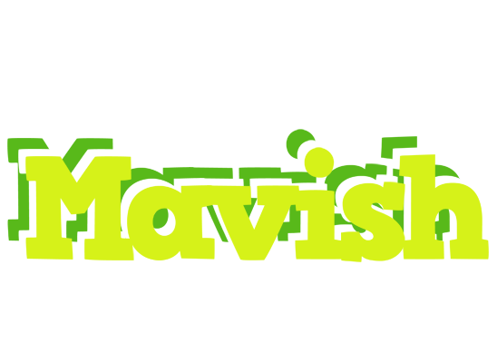 Mavish citrus logo