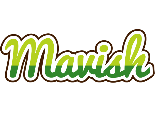 Mavish golfing logo