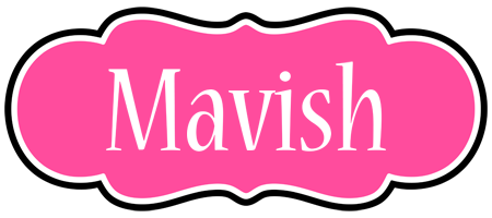 Mavish invitation logo