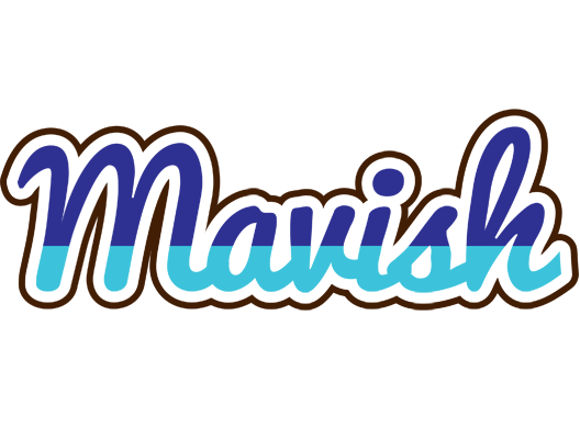 Mavish raining logo