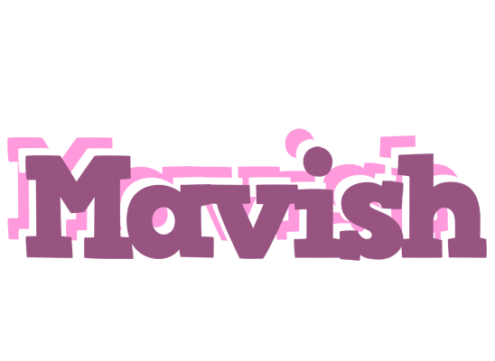 Mavish relaxing logo