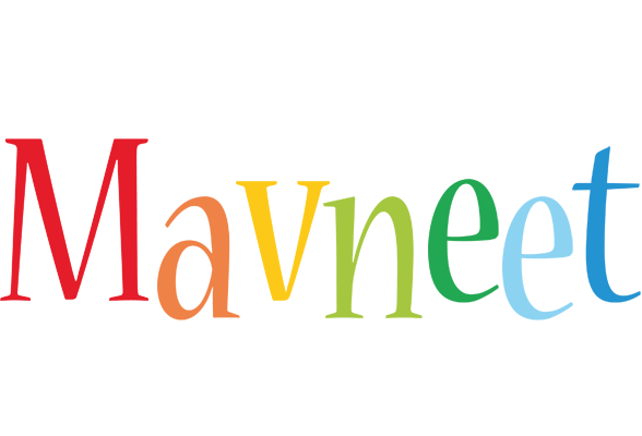 Mavneet birthday logo