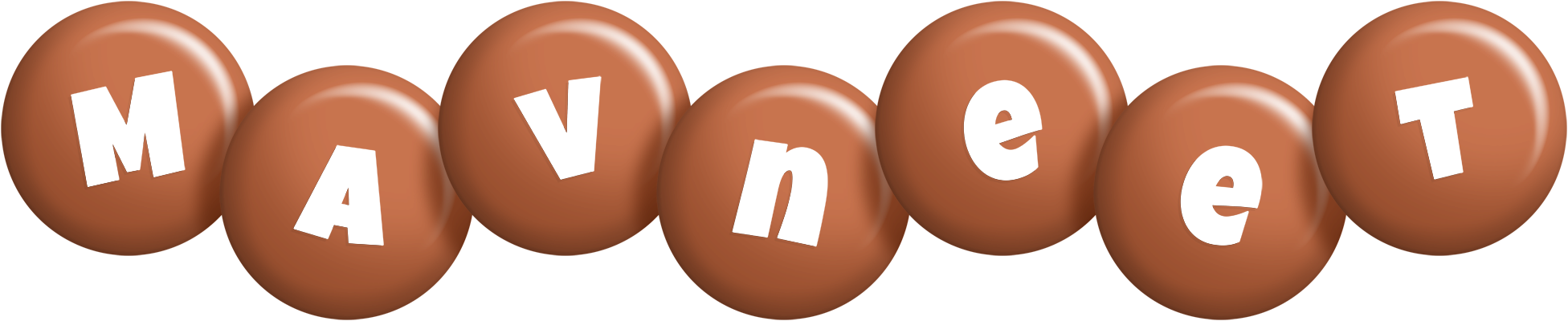 Mavneet candy-brown logo