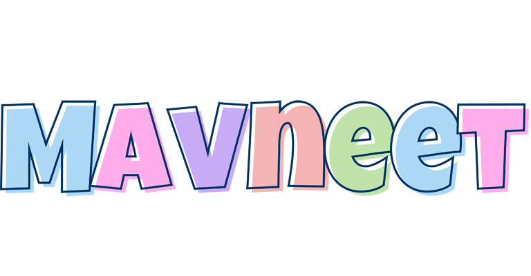 Mavneet pastel logo