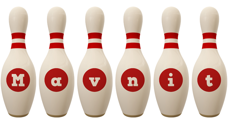 Mavnit bowling-pin logo