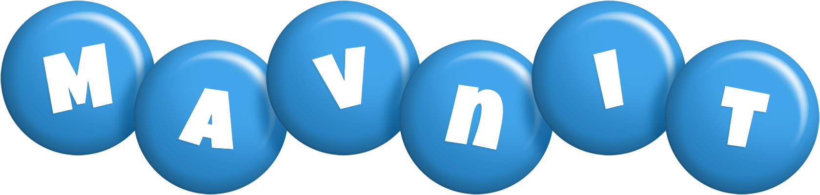 Mavnit candy-blue logo