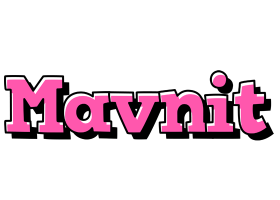 Mavnit girlish logo