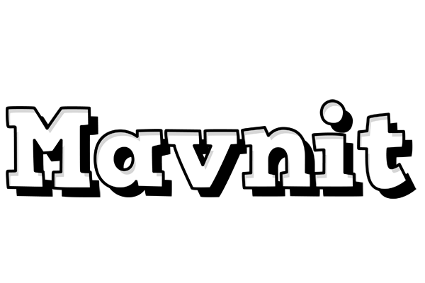 Mavnit snowing logo