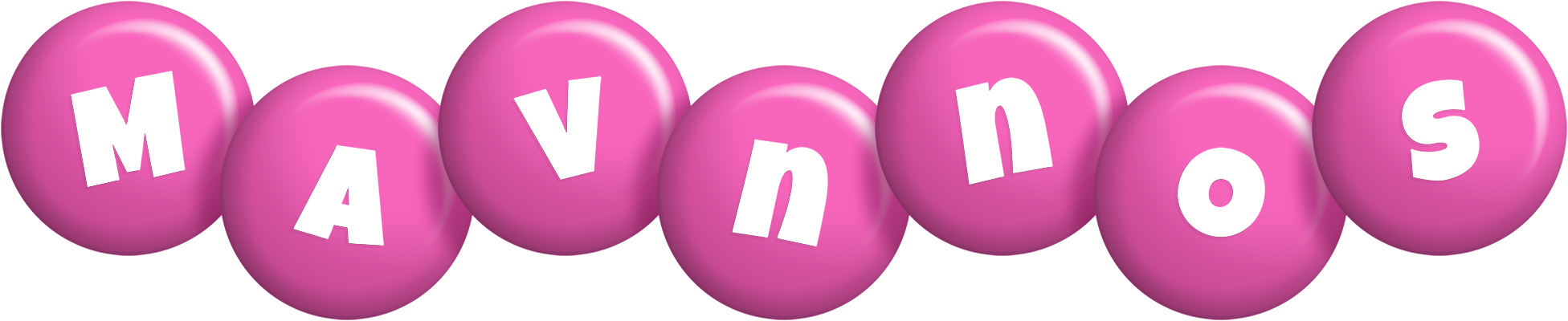 Mavnnos candy-pink logo