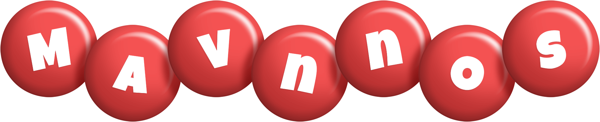 Mavnnos candy-red logo