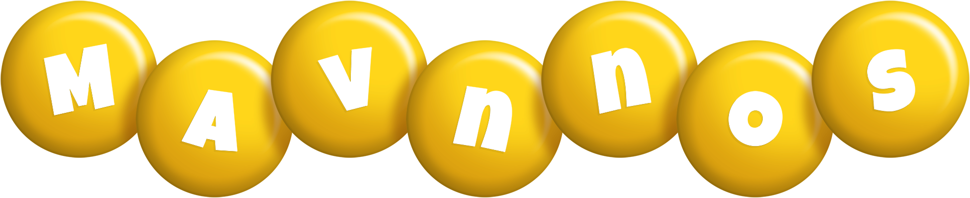 Mavnnos candy-yellow logo