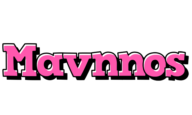 Mavnnos girlish logo