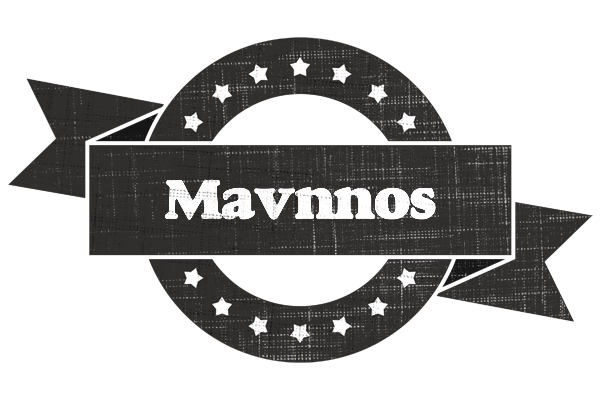 Mavnnos grunge logo