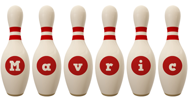 Mavric bowling-pin logo