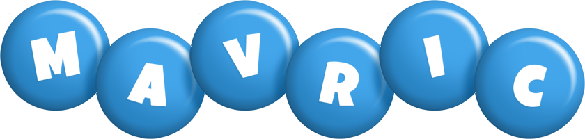 Mavric candy-blue logo