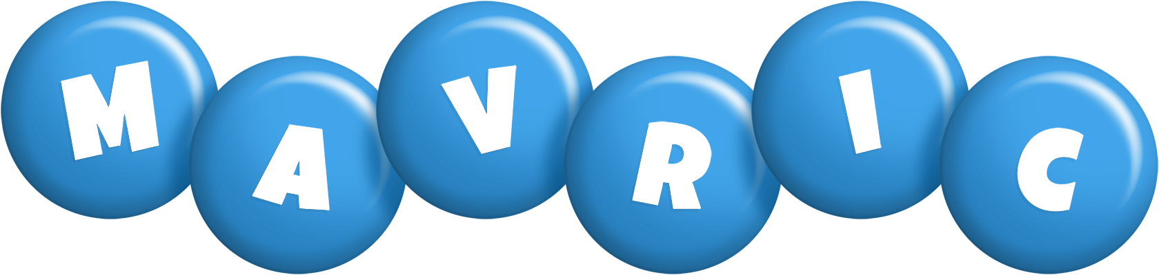 Mavric candy-blue logo