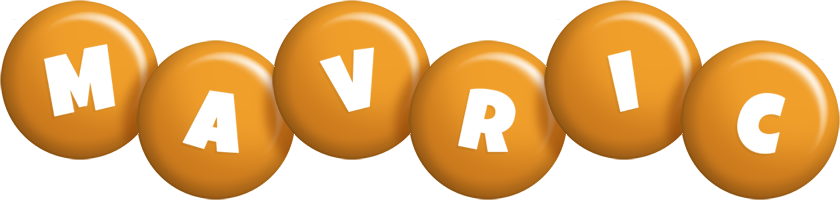 Mavric candy-orange logo