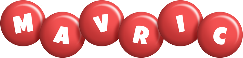 Mavric candy-red logo