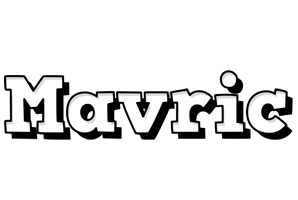 Mavric snowing logo