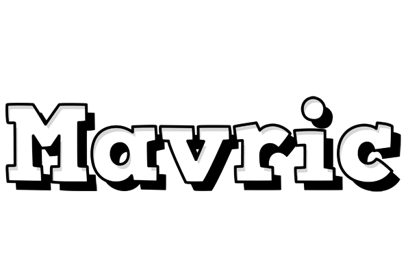 Mavric snowing logo