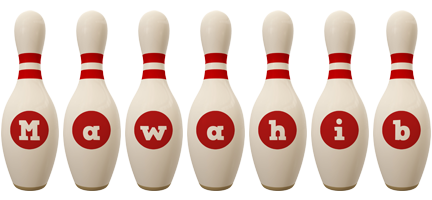 Mawahib bowling-pin logo
