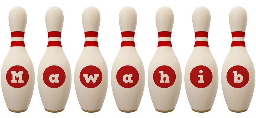 Mawahib bowling-pin logo