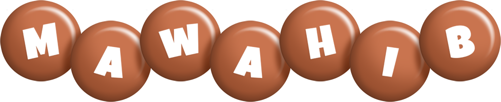 Mawahib candy-brown logo