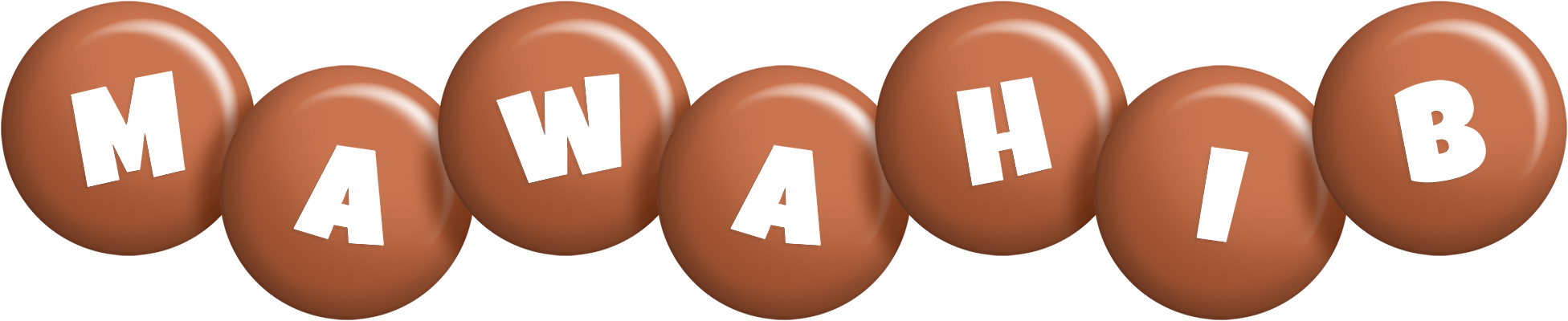 Mawahib candy-brown logo