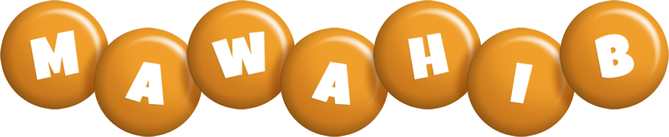Mawahib candy-orange logo