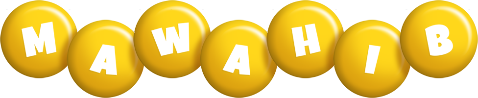 Mawahib candy-yellow logo