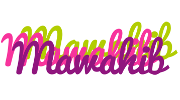 Mawahib flowers logo