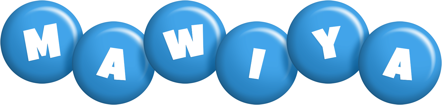 Mawiya candy-blue logo