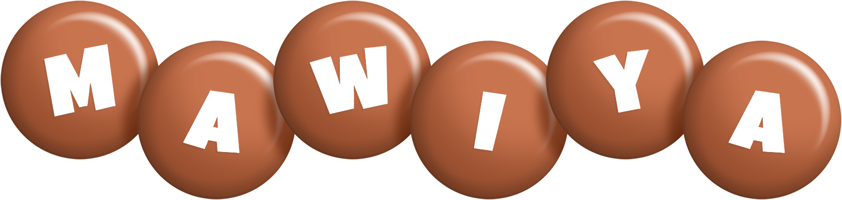 Mawiya candy-brown logo