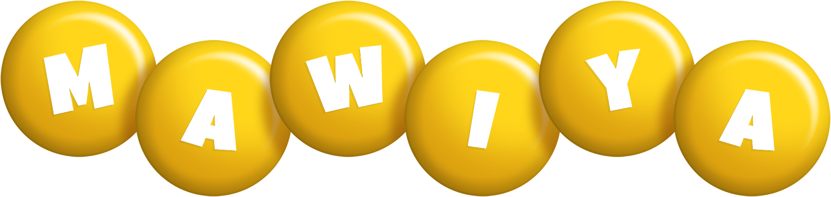 Mawiya candy-yellow logo