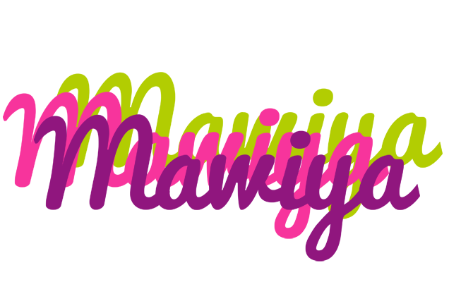 Mawiya flowers logo