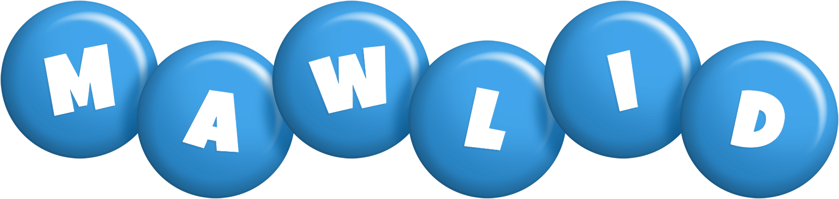 Mawlid candy-blue logo