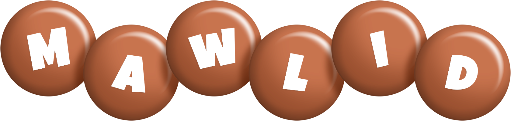 Mawlid candy-brown logo