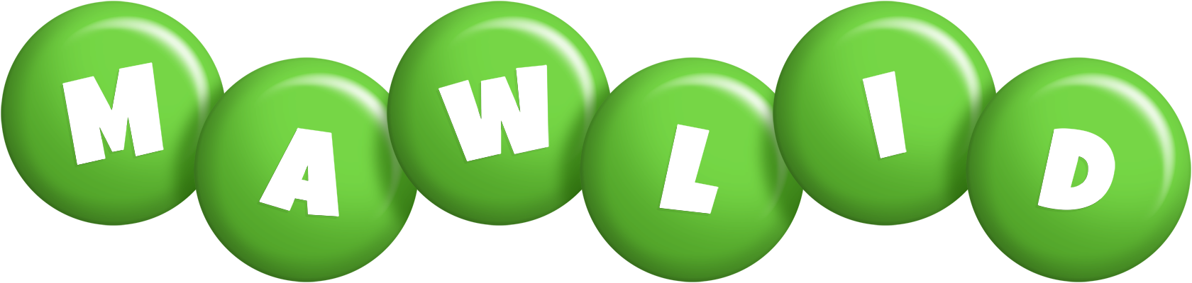 Mawlid candy-green logo
